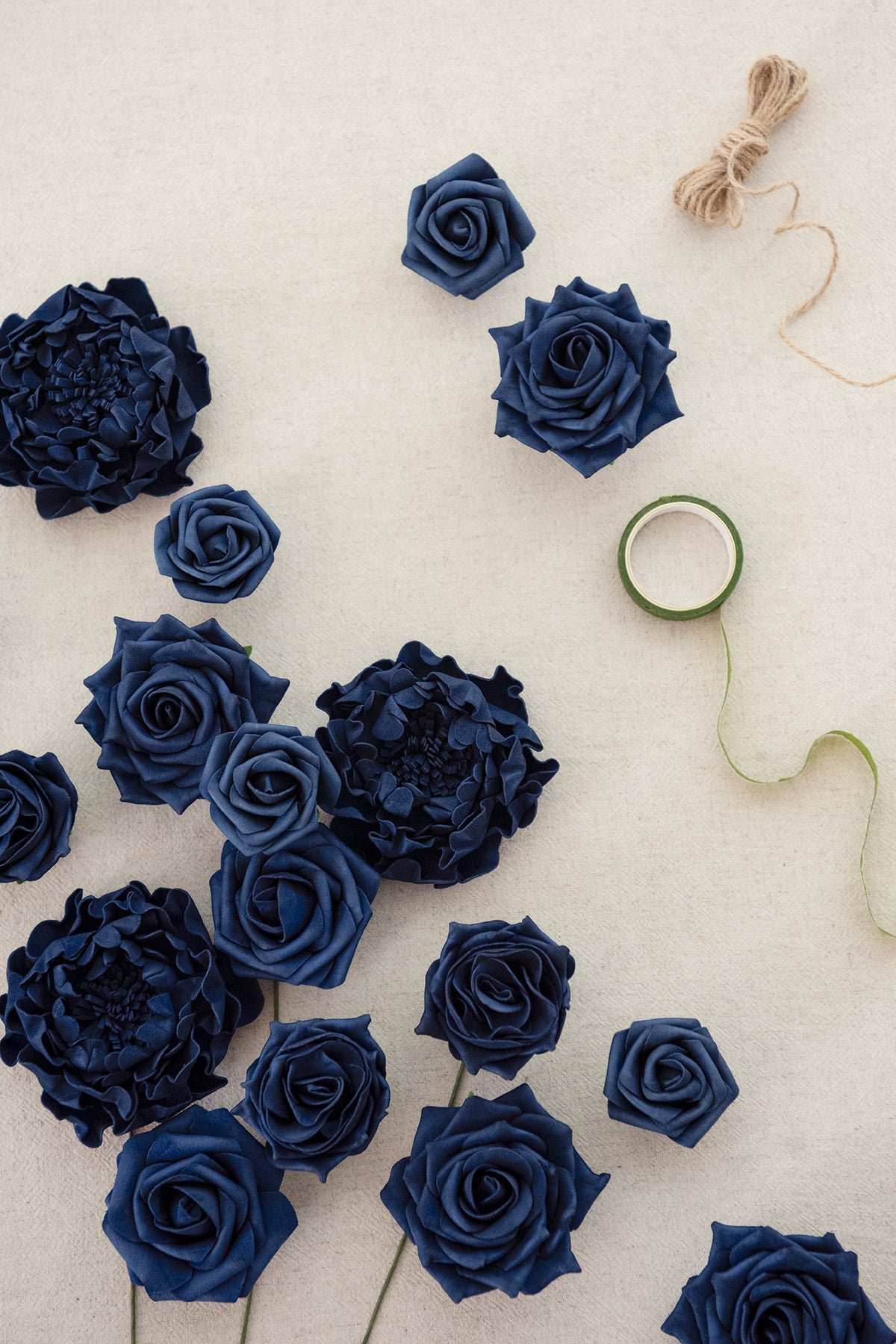 Dusty Blue & Navy Designer Flower Boxes