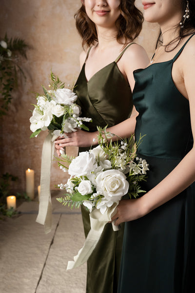 Bridesmaid Bouquets in May Lily & Olive