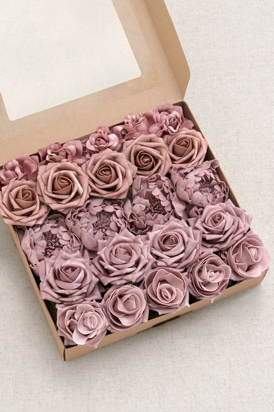 Dusty Rose Designer Flower Boxes