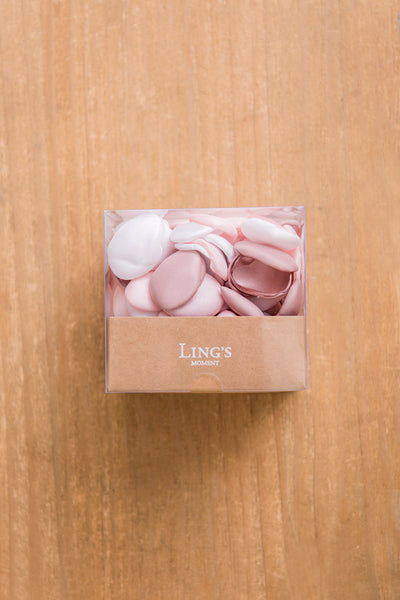 Silk Rose Petals in Dusty Rose