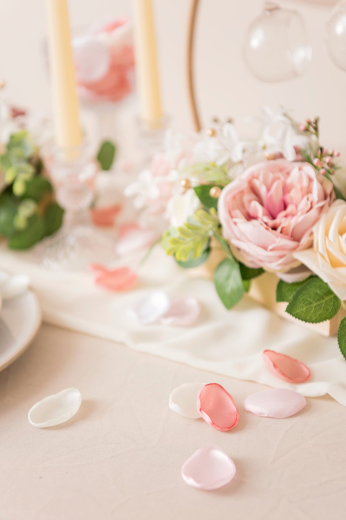 Silk Rose Petals in Dreamy Blush Pink（200pcs）