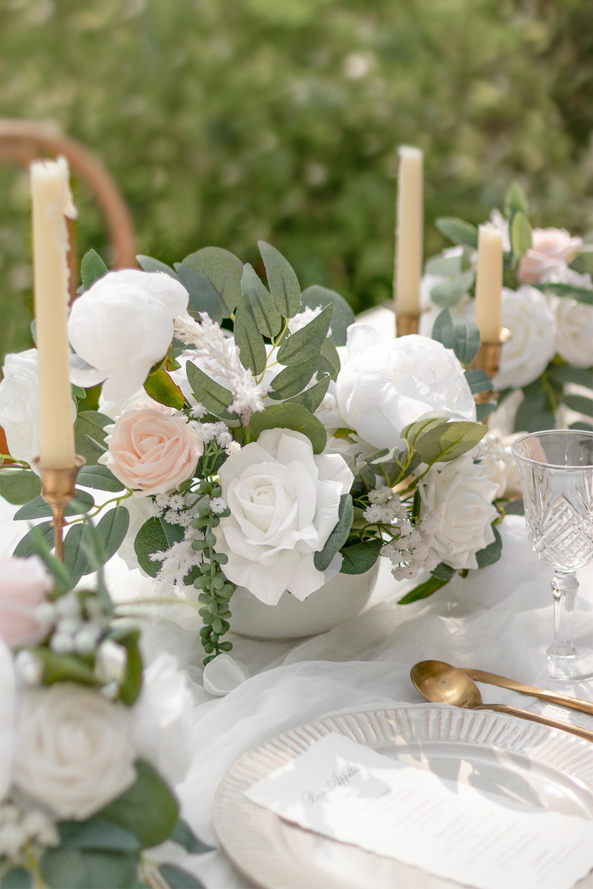 DIY Designer Flower Boxes in White & Sage