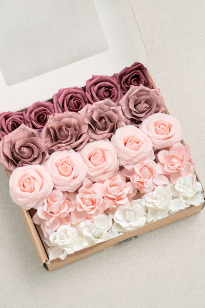 Dusty Rose Designer Flower Boxes