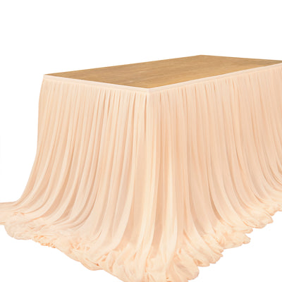 Extra Long Pooling Table Skirt - 5 Styles