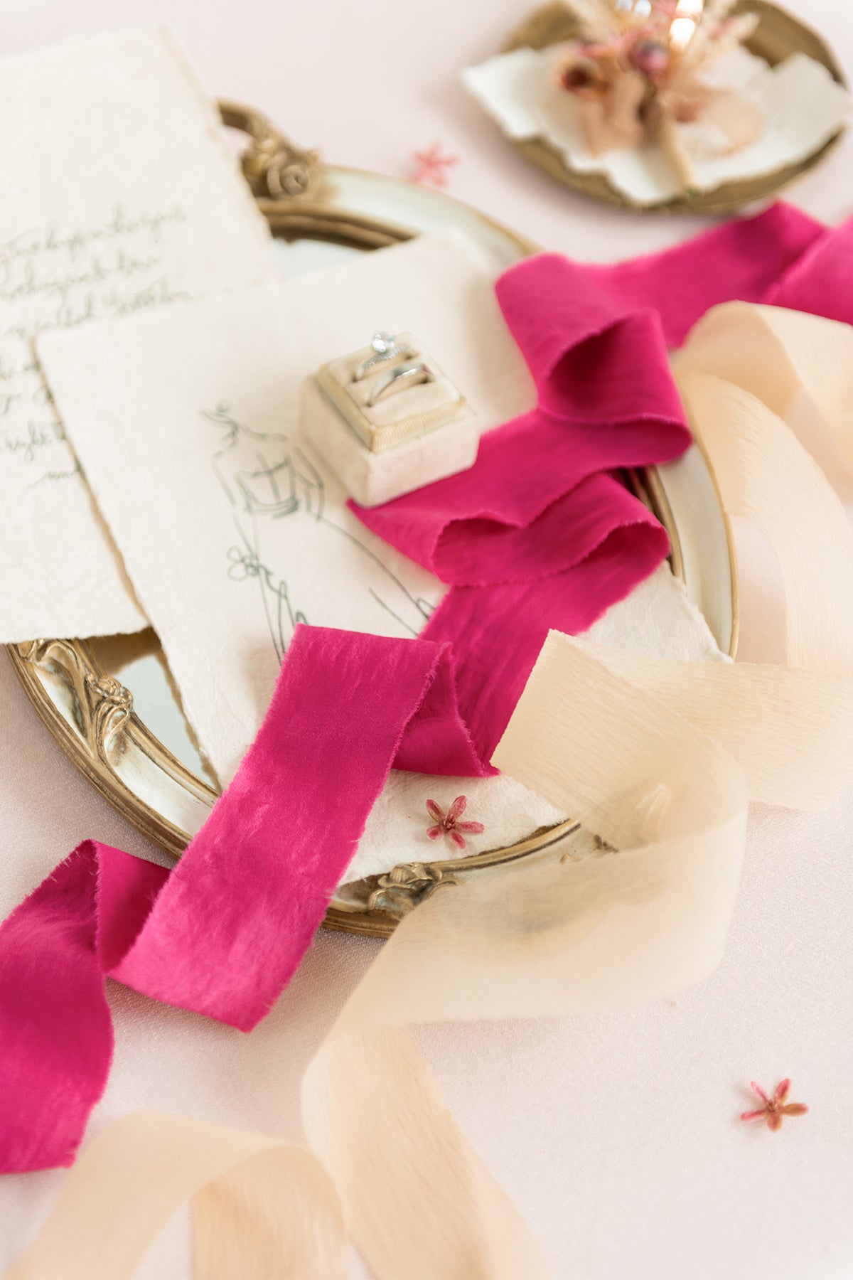 Shiny Ribbon Swatch Card 1.5" w x 1.5 Yards