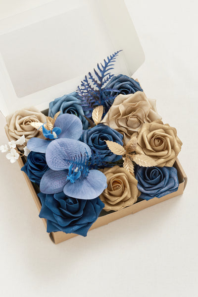 Sample Box in Stately Navy & Gold