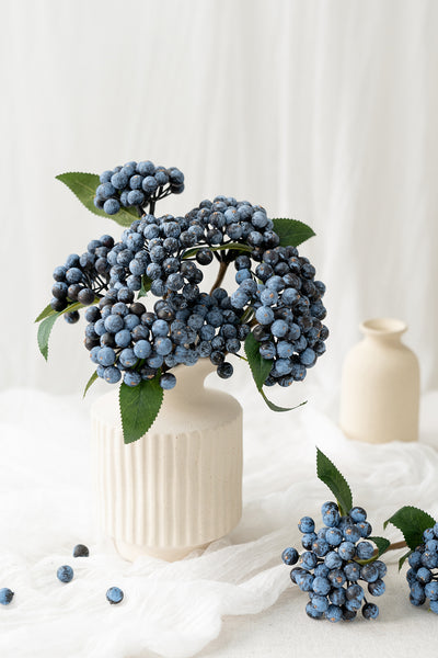 10pcs Berries with Stem - 4 Colors