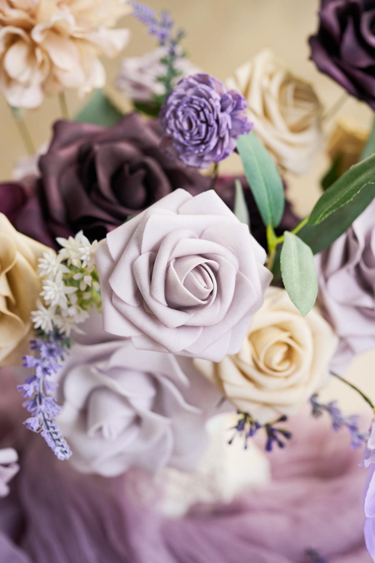 Lilac Purple Designer Flower Boxes