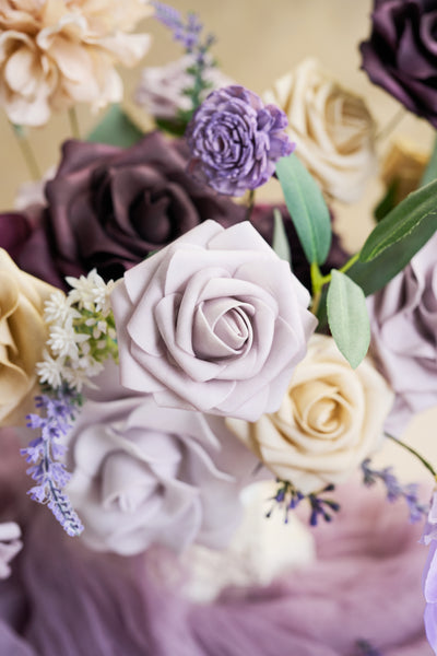 Lilac Purple Designer Flower Boxes