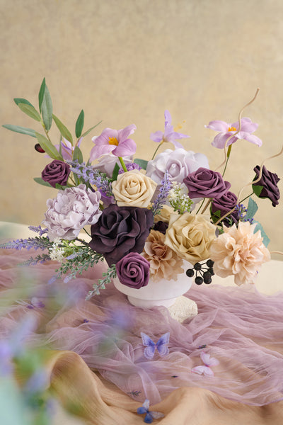 Lilac Purple Designer Flower Boxes