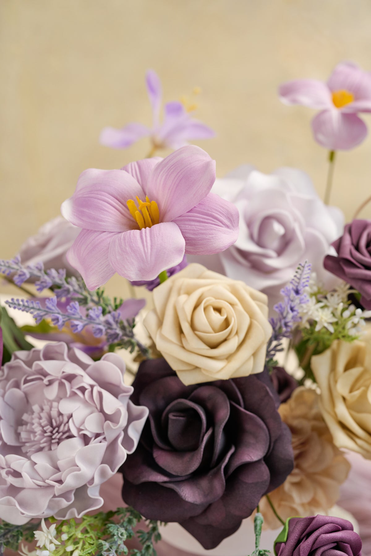 Lilac Purple Designer Flower Boxes