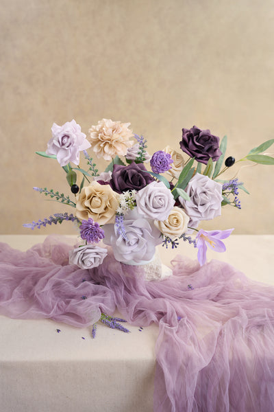 Lilac Purple Designer Flower Boxes