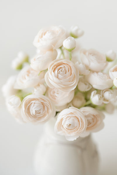 DIY Supporting Flower Boxes in Blush & Cream