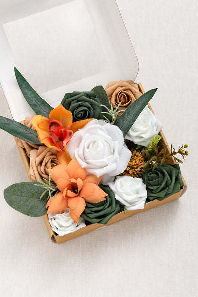 Natural White & Ivory Designer Flower Boxes