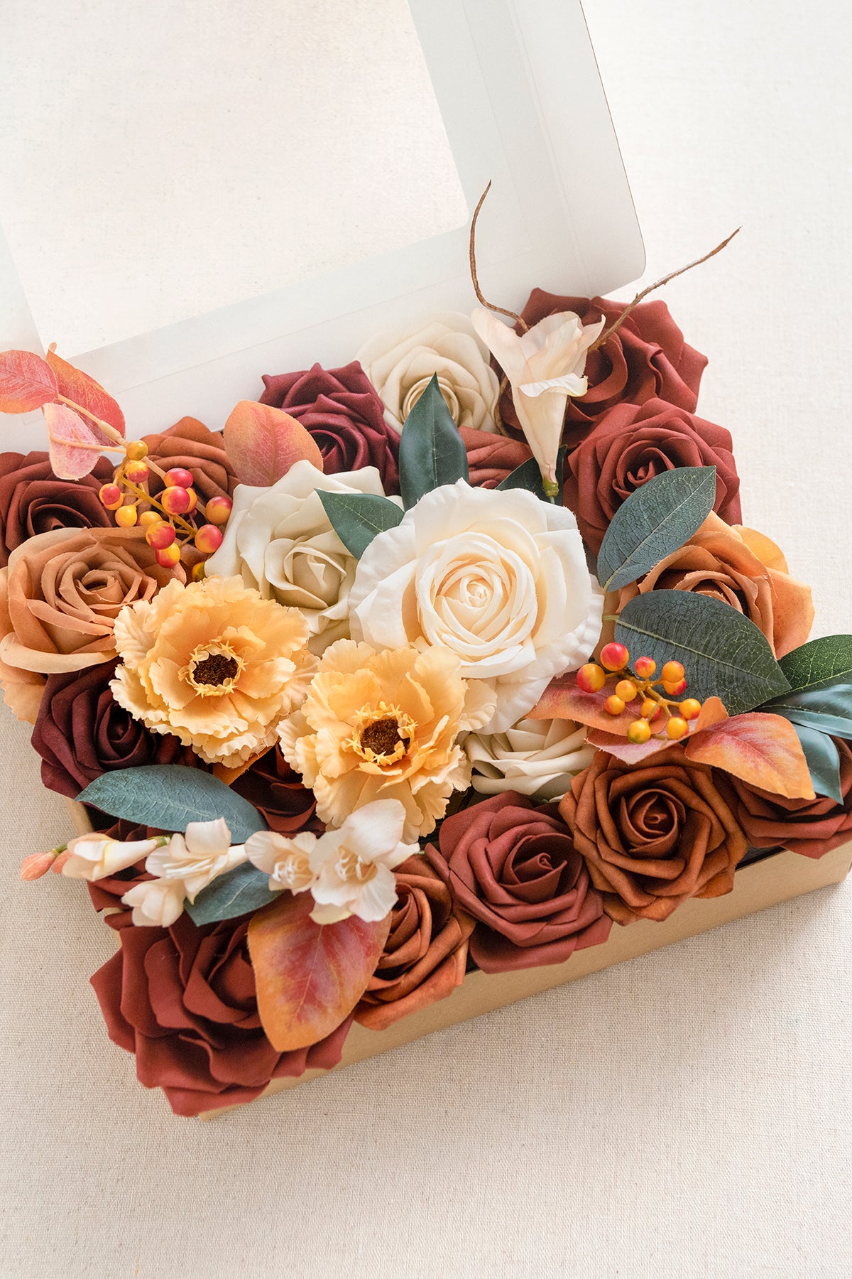 Orange & Terracotta Designer Flower Boxes