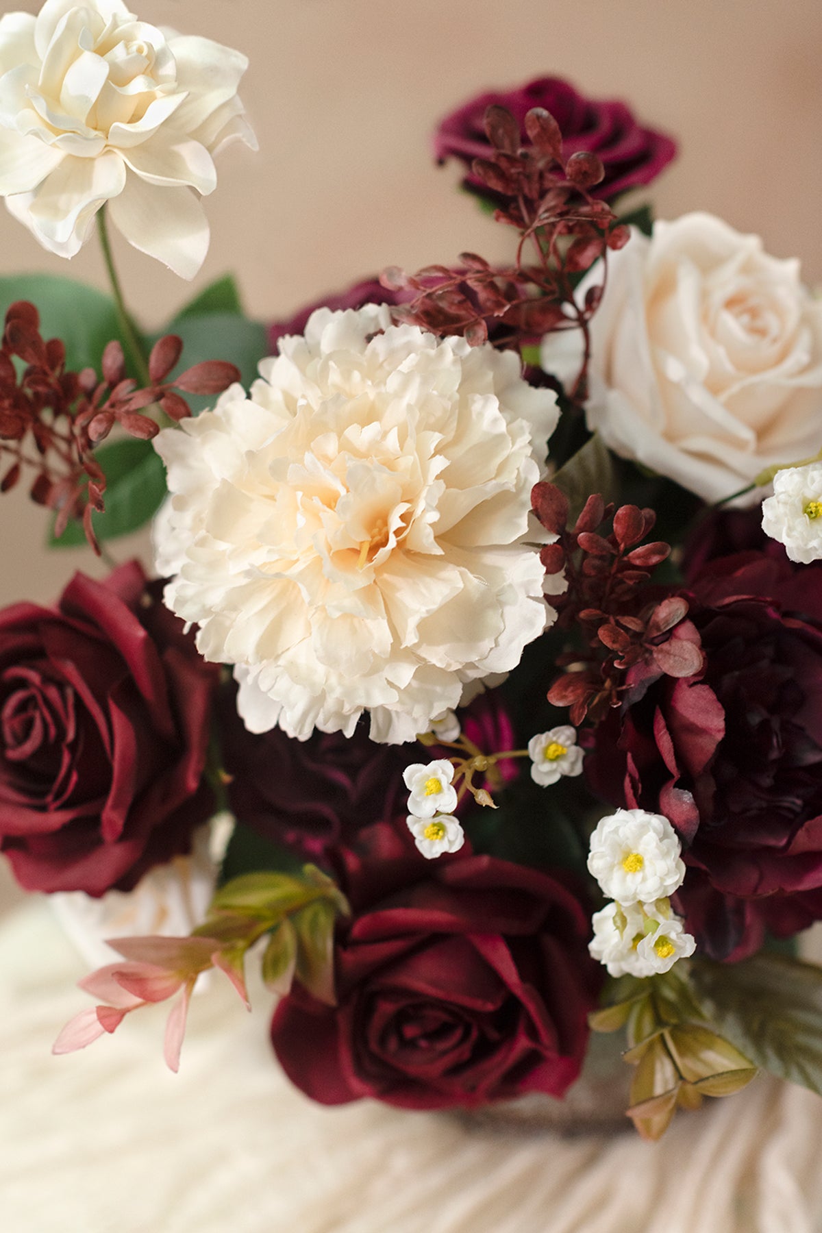 Burgundy & Marsala Designer Flower Boxes