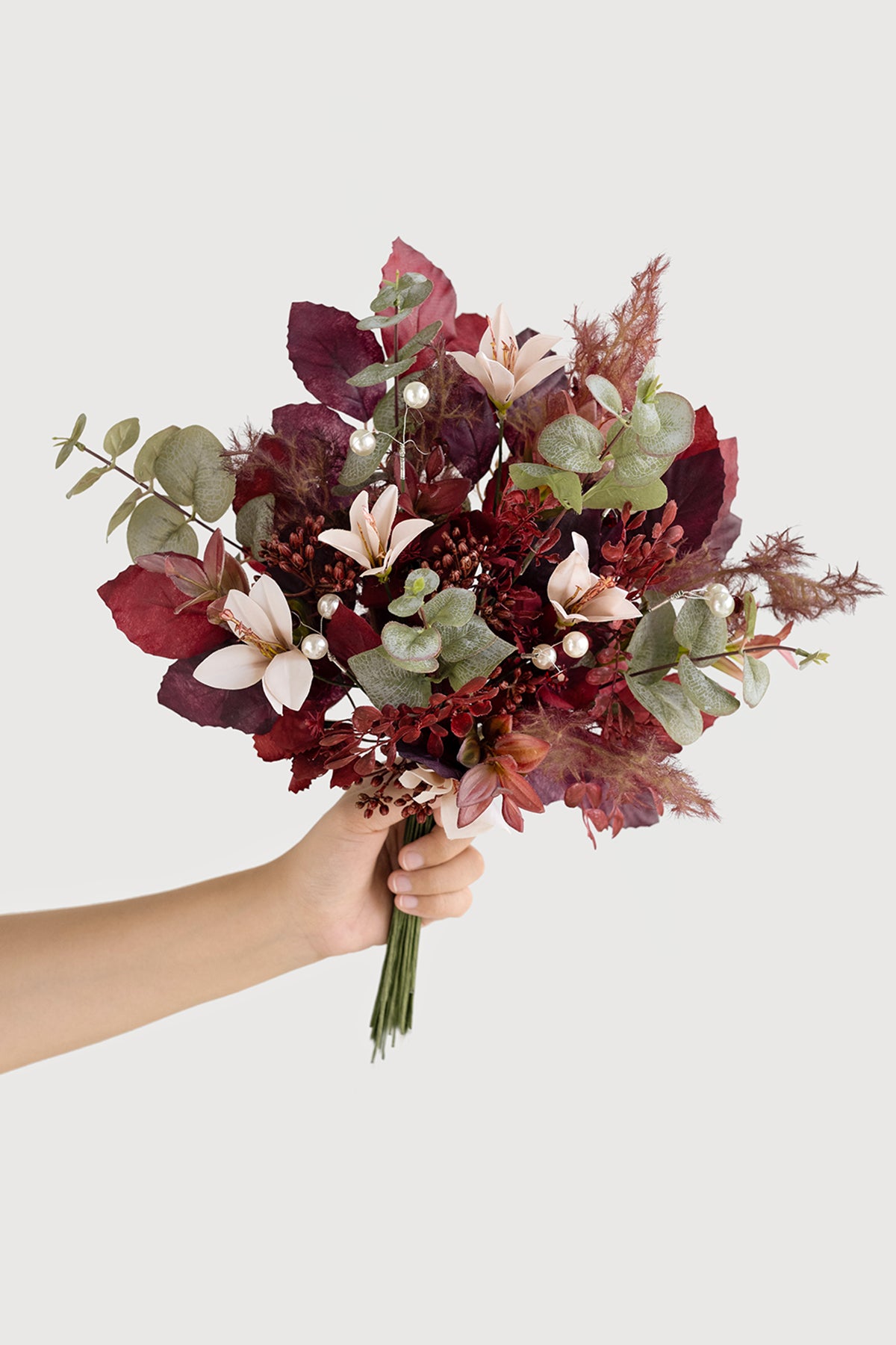 Accent Combo in Burgundy & Dusty Rose