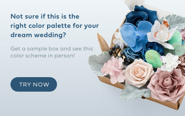 Dusty Rose and Navy Wedding sample