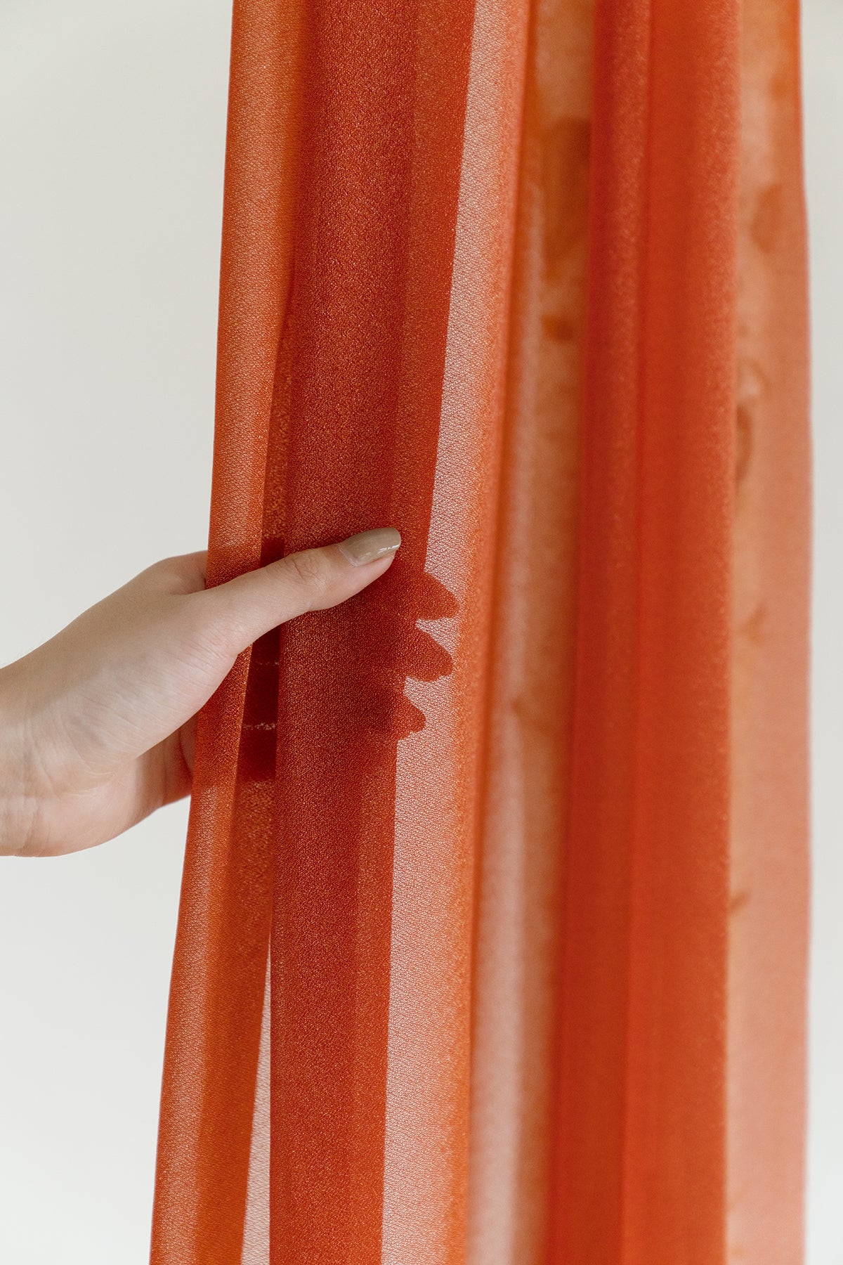 Wedding Arch Draping Fabric in Terracotta | Clearance