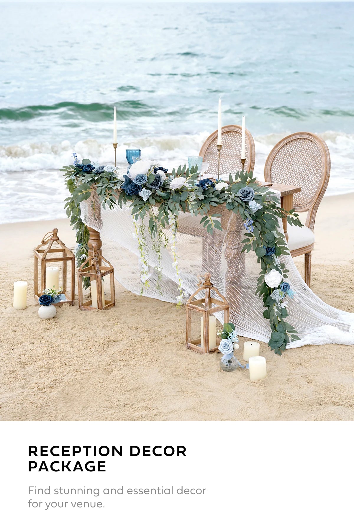 Wedding Flower Packages in Dusty Blue & Navy