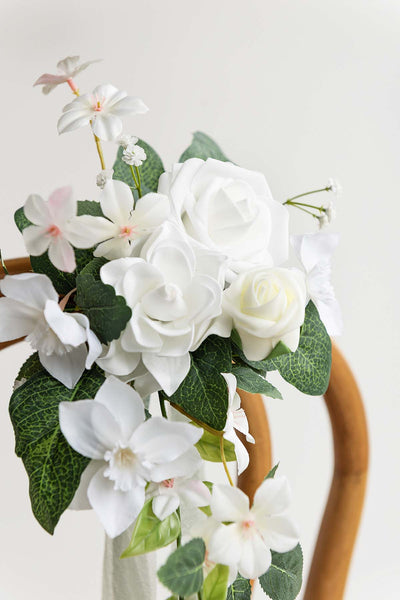 Aisle & Chair Decor in White & Sage
