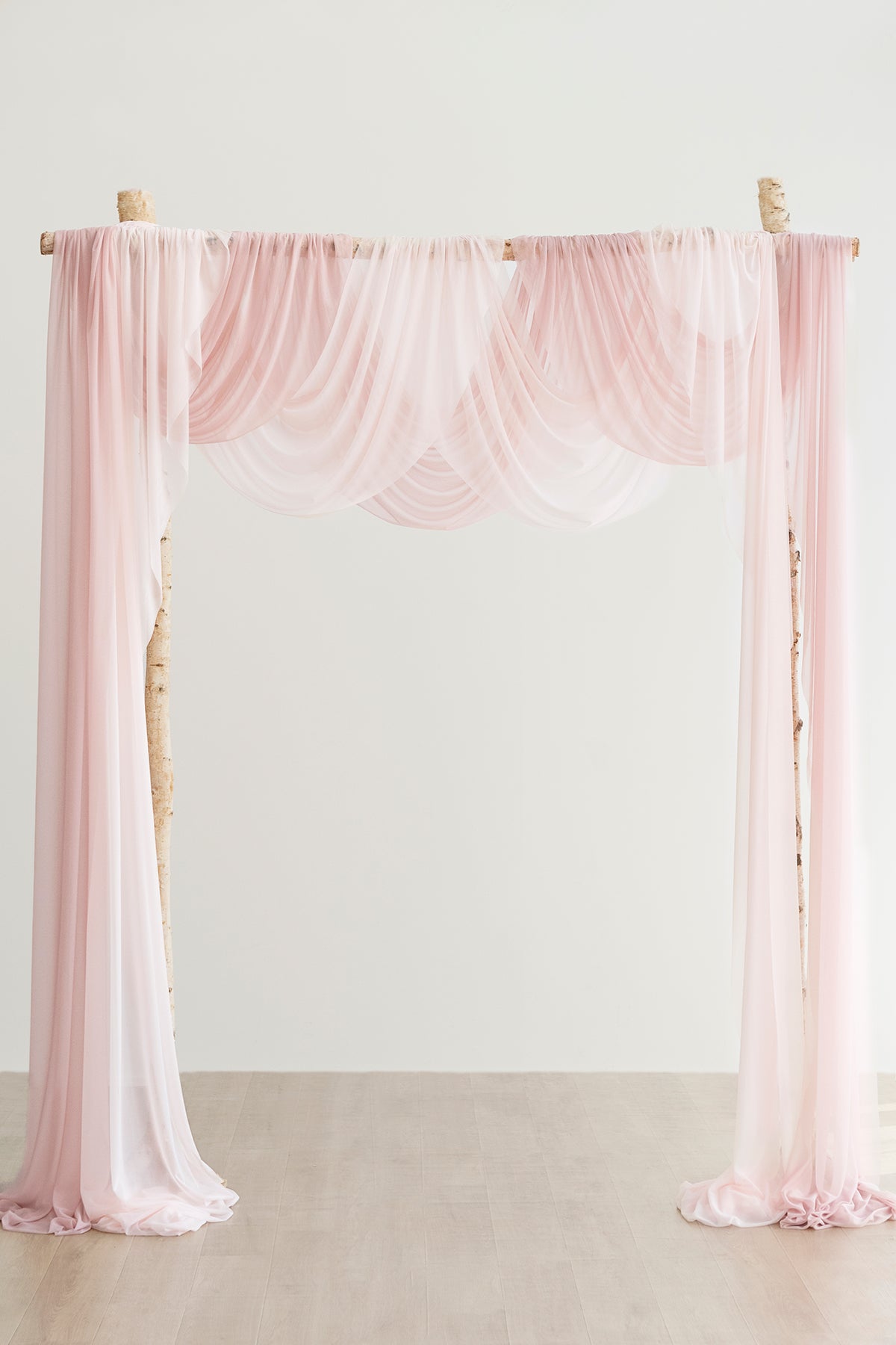 Wedding Arch Draping in Dusty Rose & Blush | Clearance