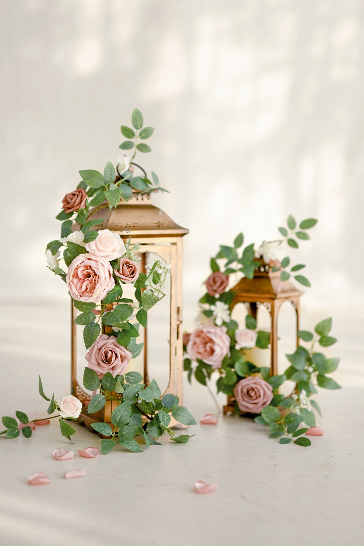 Pre-Arranged Wedding Flower Packages in Dusty Rose & Cream