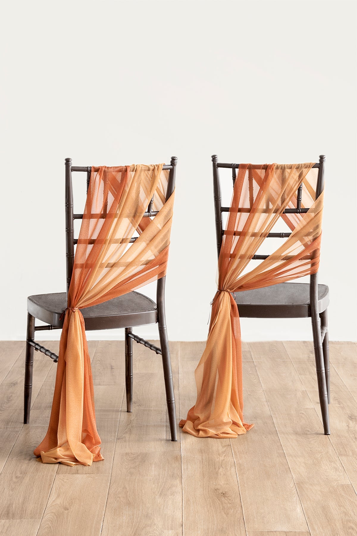 Aisle & Chair Decor Set in Russet Orange