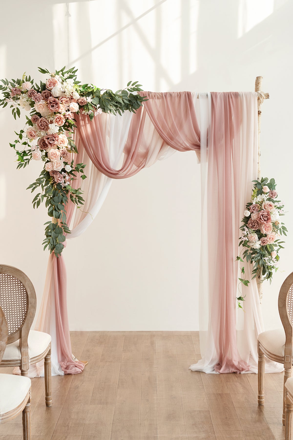 Pre-Arranged Wedding Flower Packages in Dusty Rose & Navy