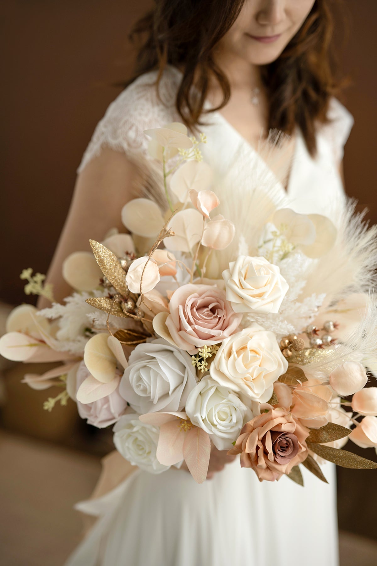 Pre-Arranged Wedding Flower Packages in White & Beige