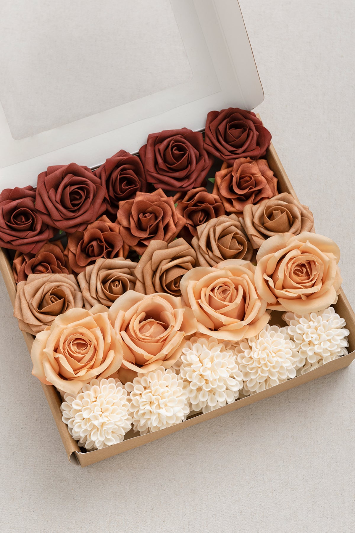 5-in-1 Quintet Floral Boxes - Autumn Terracotta