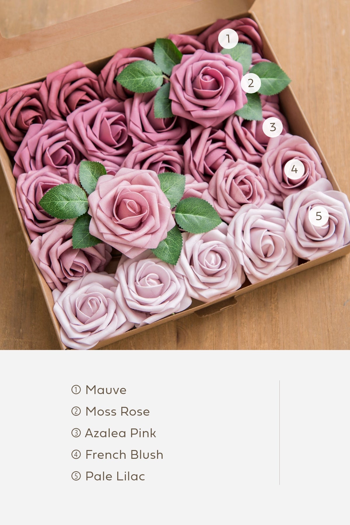 3" Foam Rose with Stem - 66 Colors