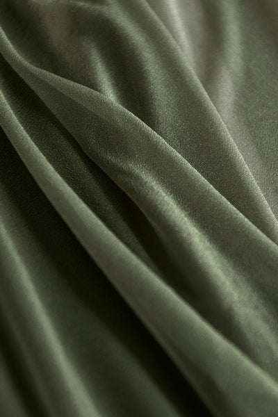 Table Linens in White & Green Colors