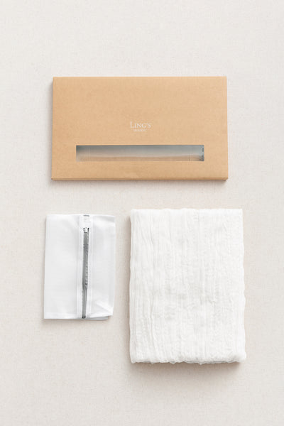 Table Linens in White & Green Colors