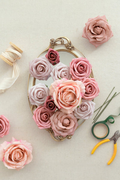 Dusty Rose Designer Flower Boxes