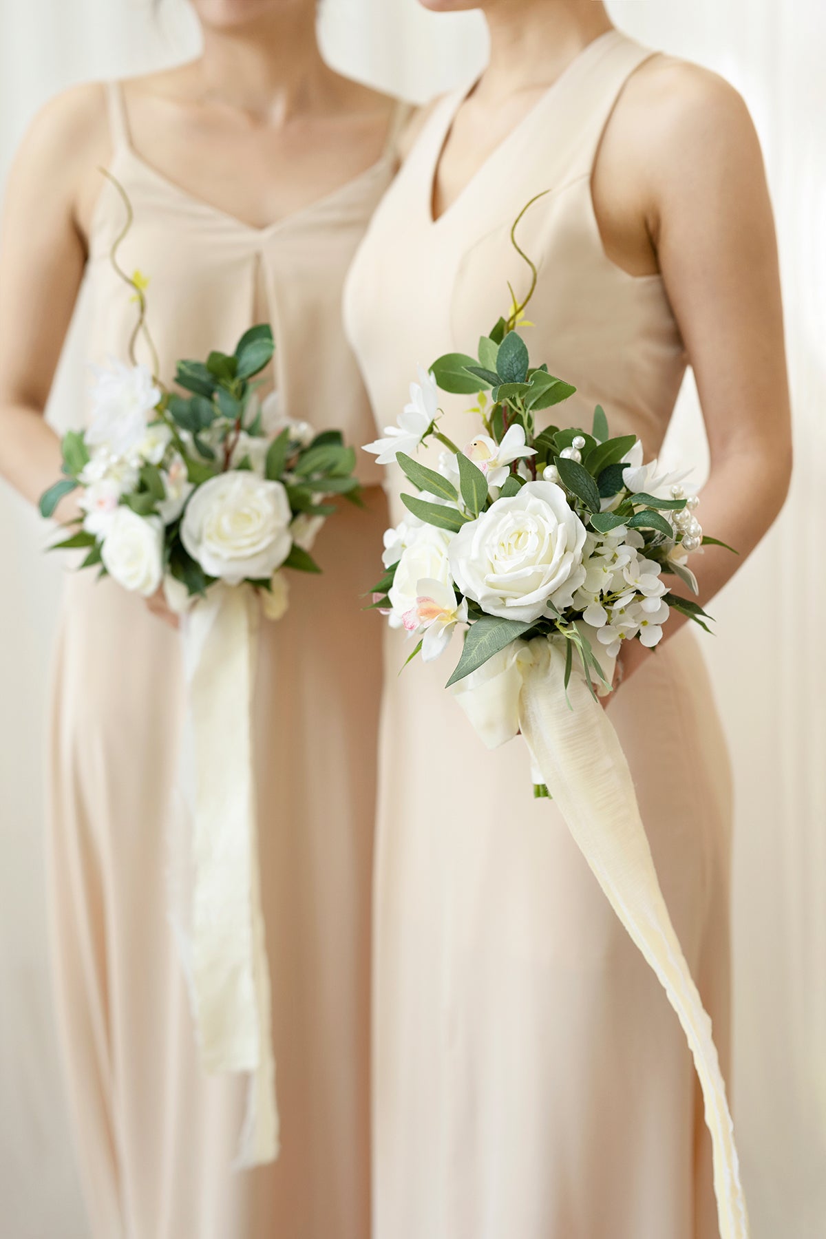 Pre-Arranged Wedding Flower Packages in White & Sage