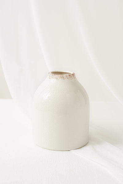 Cracked Ice Glaze Ceramic Vase - 2 Styles | CLEARANCE