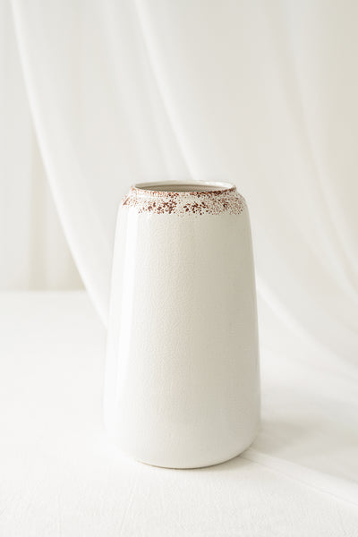 Cracked Ice Glaze Ceramic Vase - 2 Styles | CLEARANCE