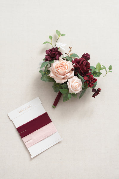 Bridesmaid Posy in Romantic Marsala