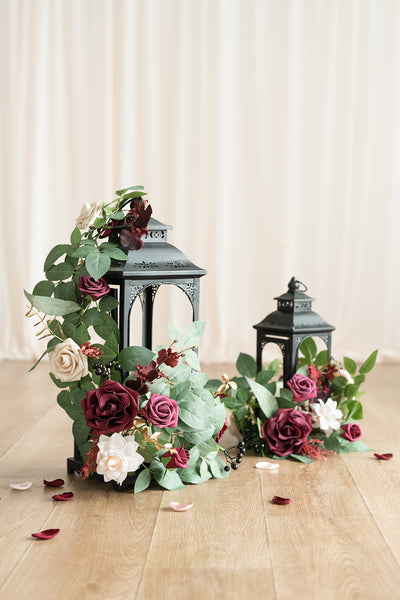 2ft Flower Garlands in Romantic Marsala