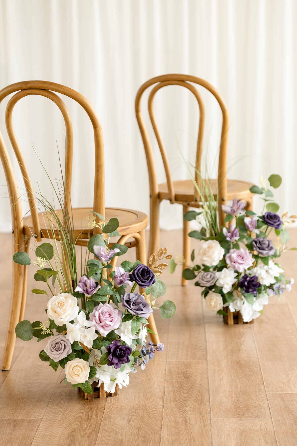 Pre-Arranged Wedding Flower Packages in Lilac & Gold