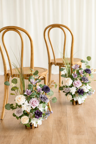 Pre-Arranged Wedding Flower Packages in Lilac & Gold