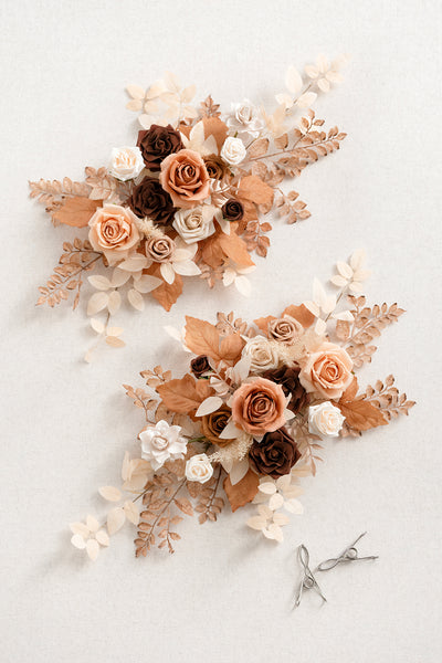 Head Table Floral Swags in Rust & Sepia