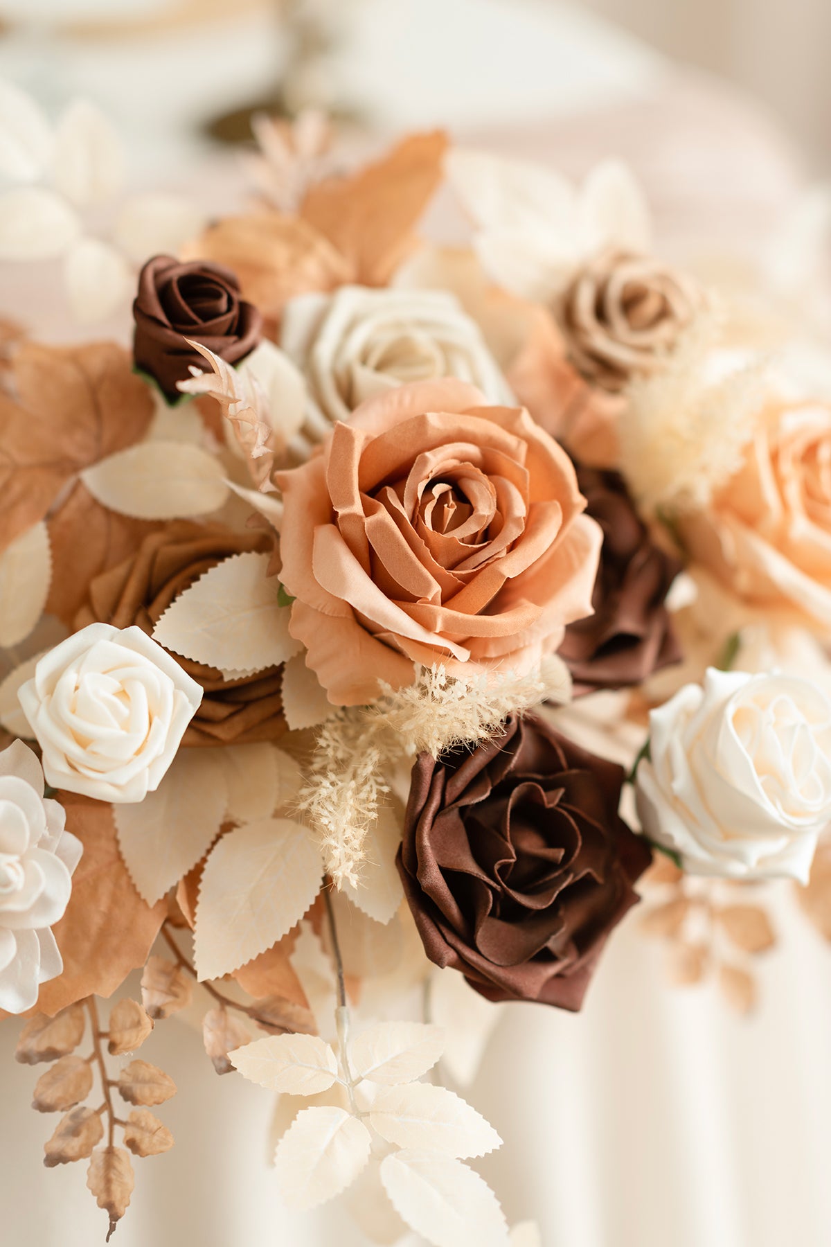 Head Table Floral Swags in Rust & Sepia