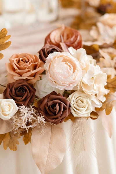 6ft Flower Garland in Rust & Sepia