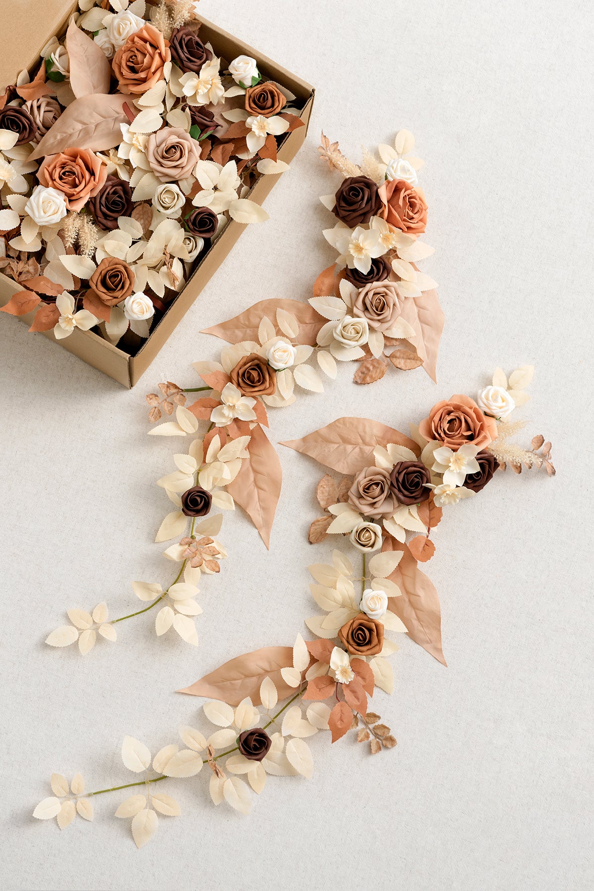 Wedding Hanging Chair Back Decoration in Rust & Sepia | Clearance