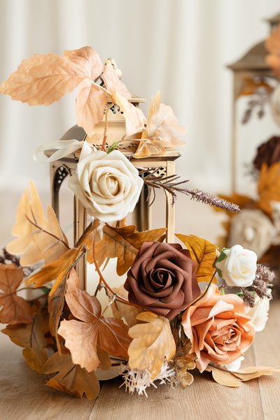 2ft Flower Garlands in Rust & Sepia | Clearance