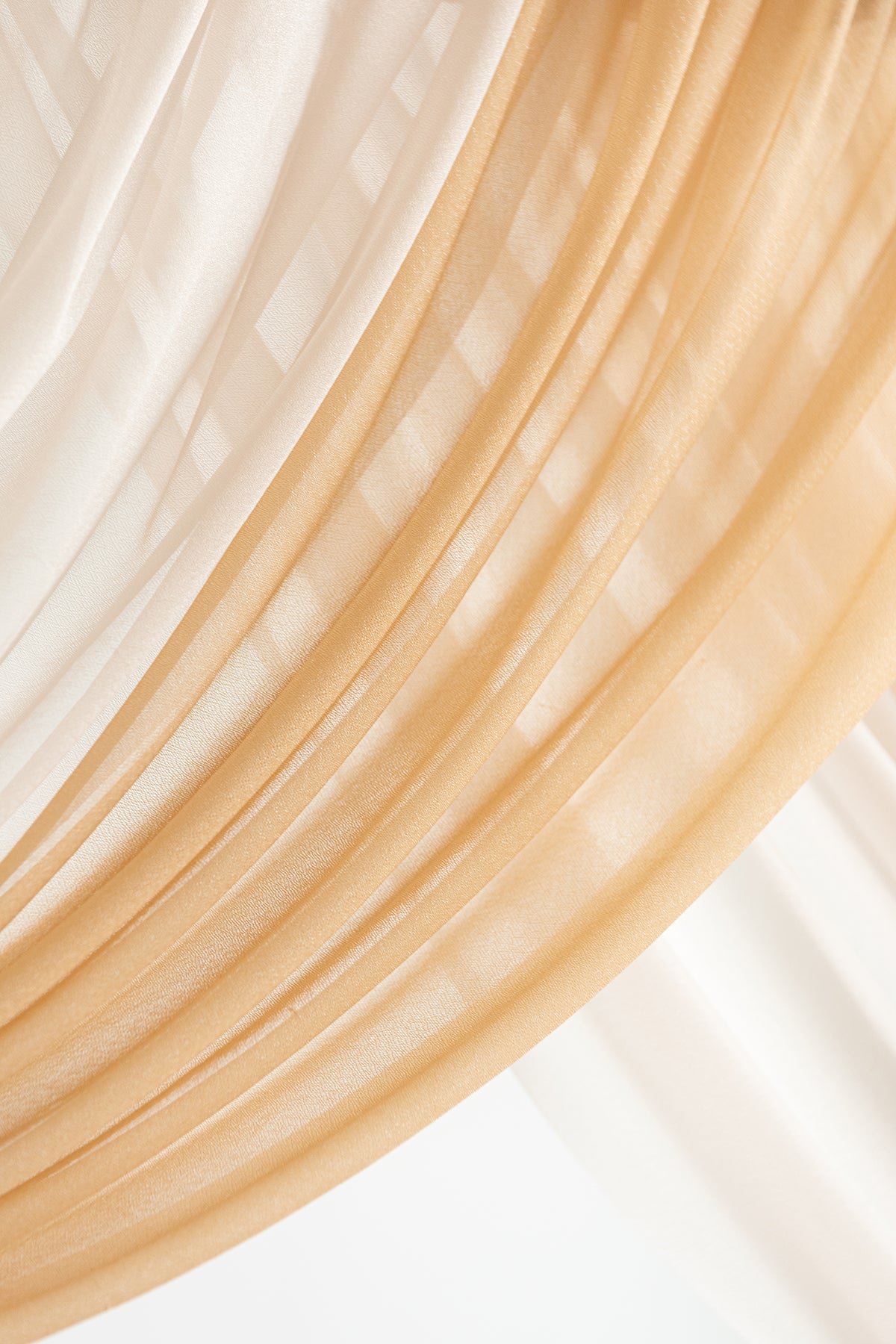 Flower Arch Decor with Drapes in Rust & Sepia | Clearance