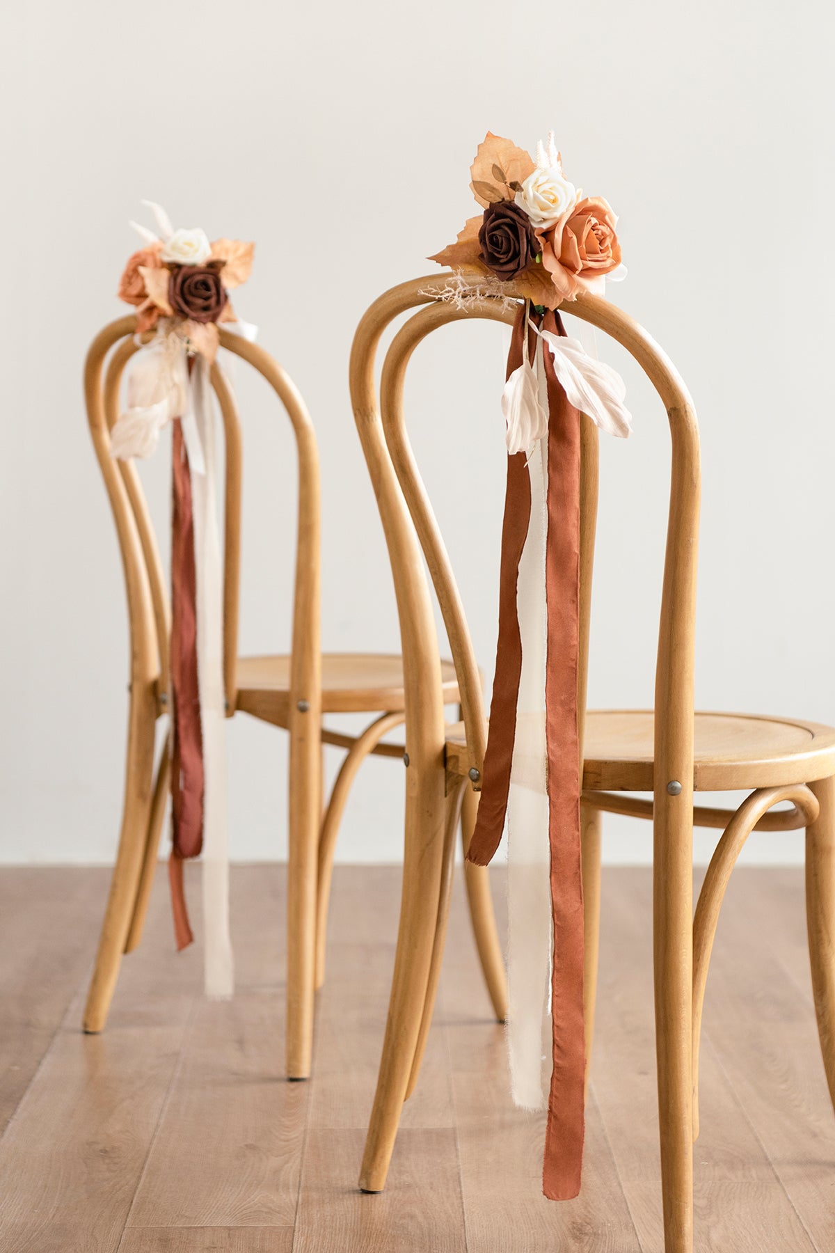 Pre-Arranged Wedding Flower Packages in Rust & Sepia