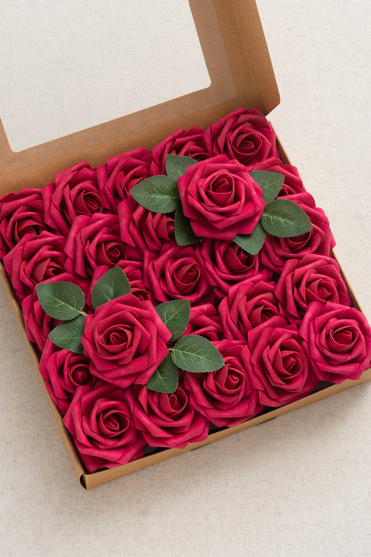 DIY Supporting Flower Boxes in Valentine Magenta